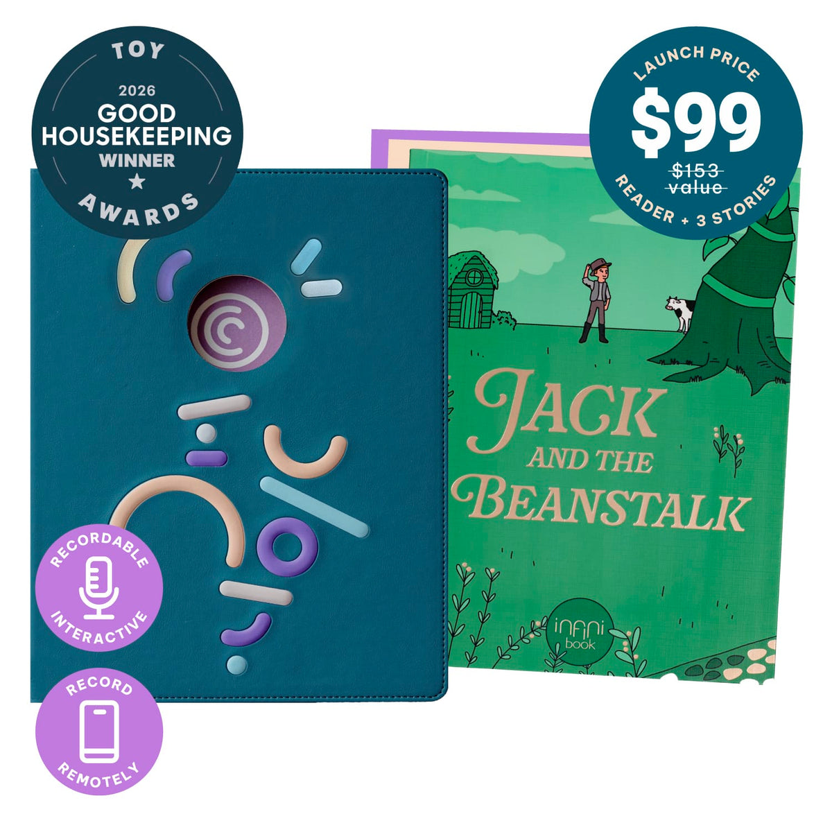 Cali's Books Cali Reader + Jack and the Beanstalk + 2 Stories of your choice