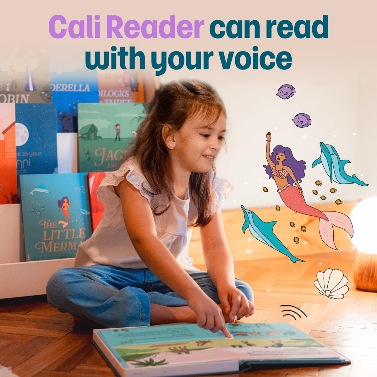 Cali's Books Cali Reader + The Little Mermaid + 2 Stories of your choice | Pre-order