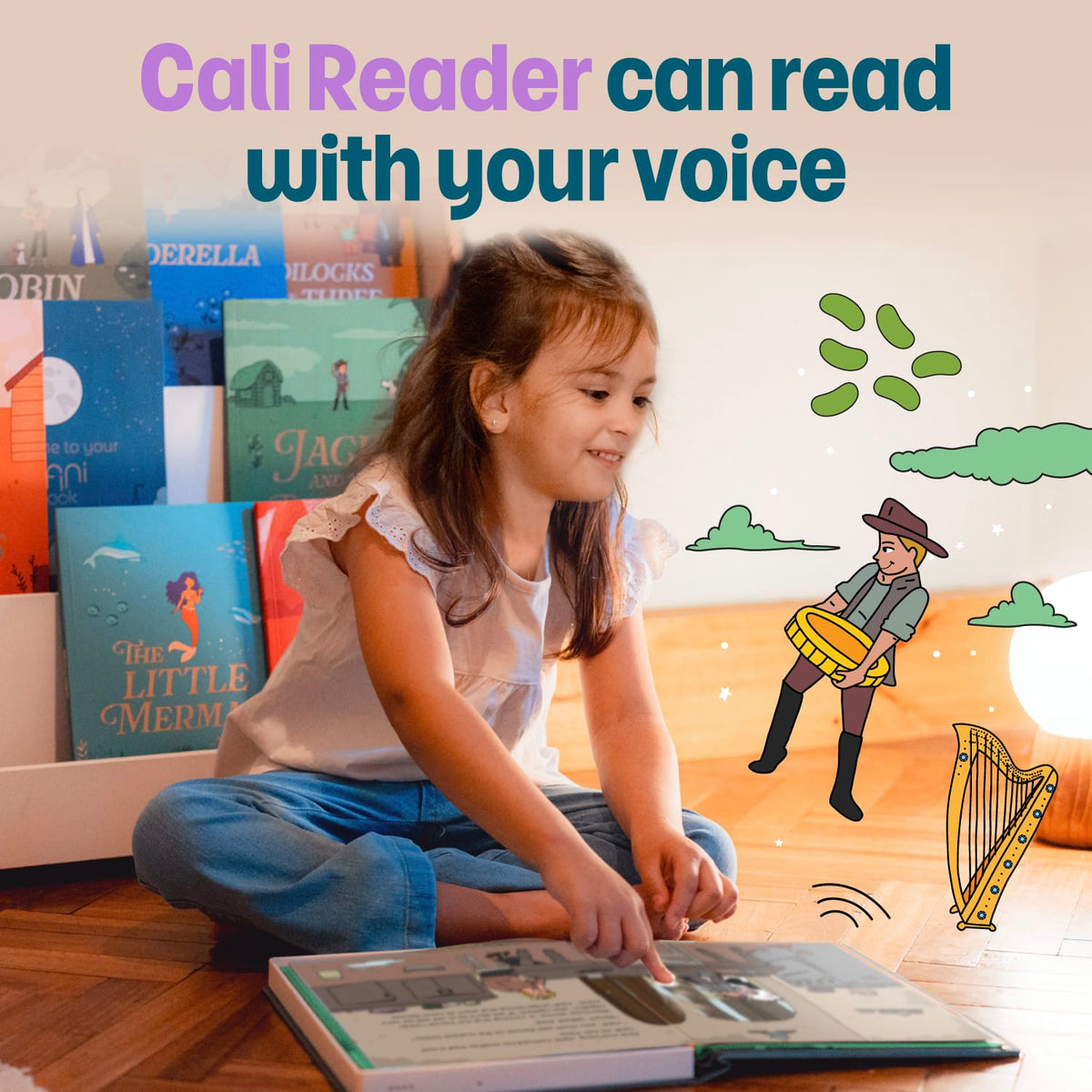 Cali's Books Cali Reader + Winnie-the-Pooh + 2 Stories of your choice | Pre-order