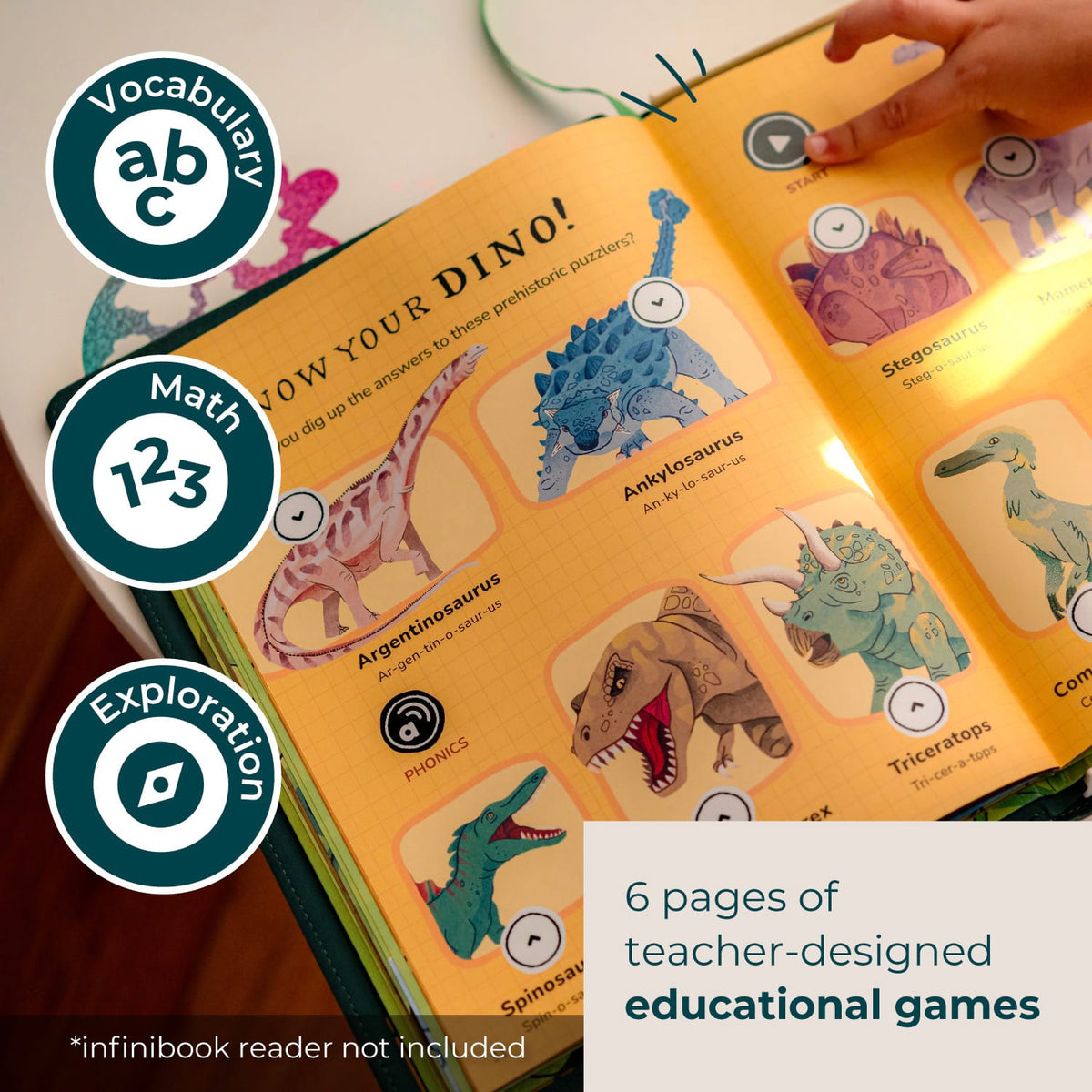 Cali's Books Recordable Booklets Dinosaurs - infinibooklet