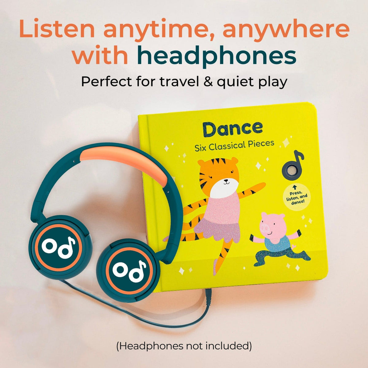 Cali's Books Sound Books Dance to Classical Music - Rechargeable w/Jack Feature