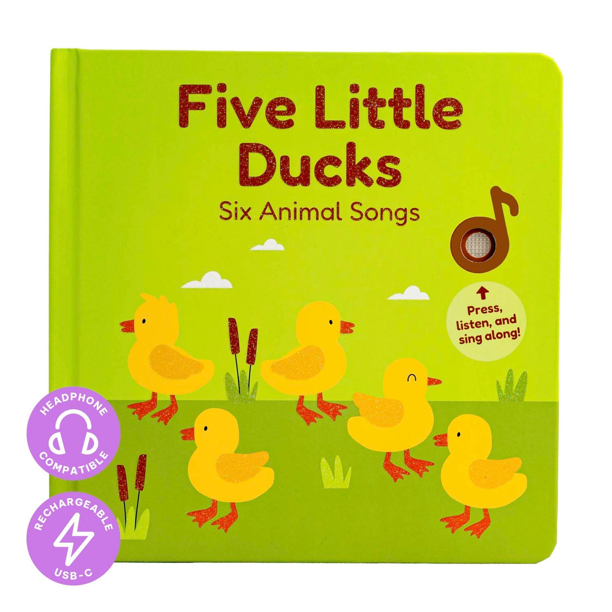 Cali's Books Sound Books Five Little Ducks Nursery Rhymes - Headphone Edition