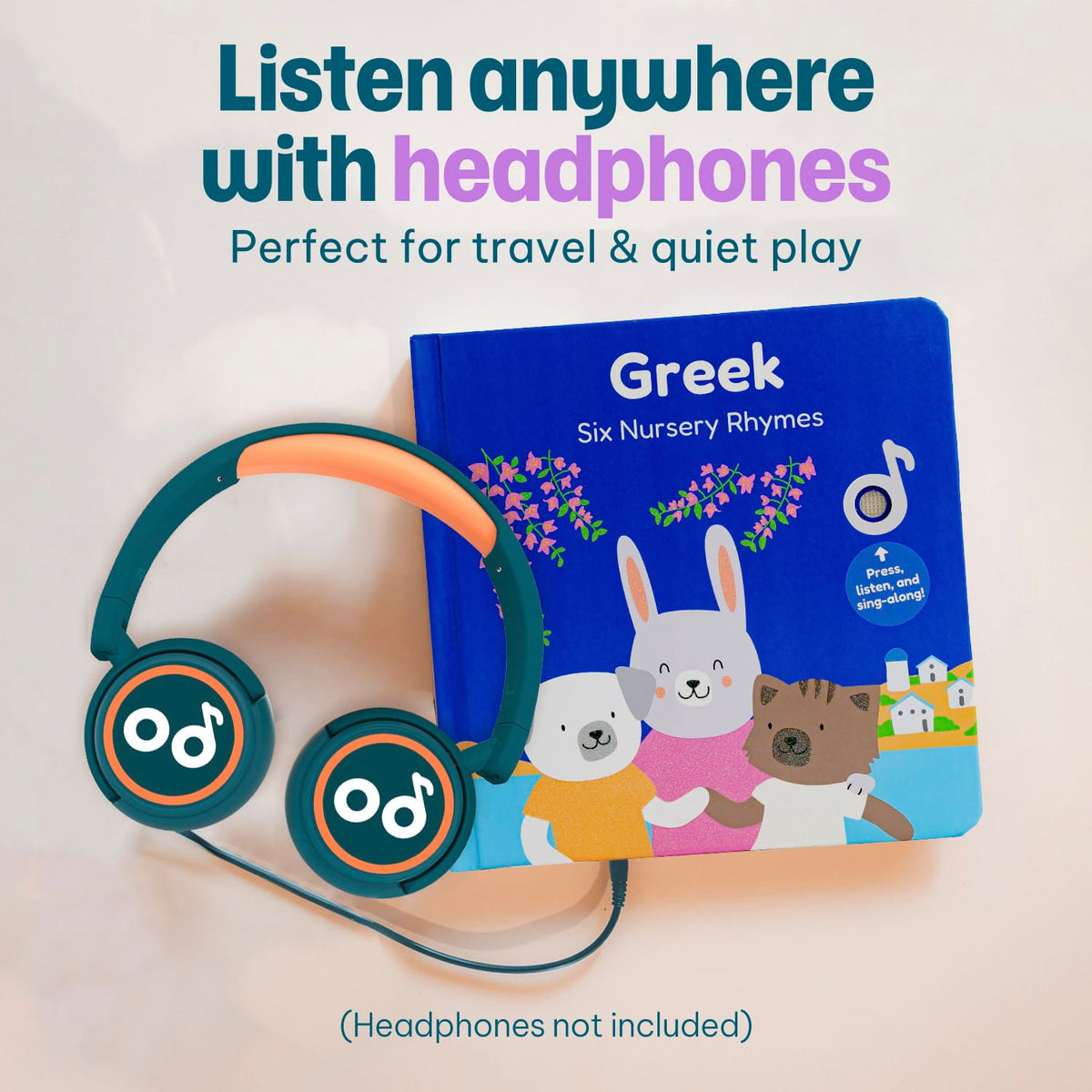Cali's Books Sound Books Greek Nursery Rhymes - Headphone Edition