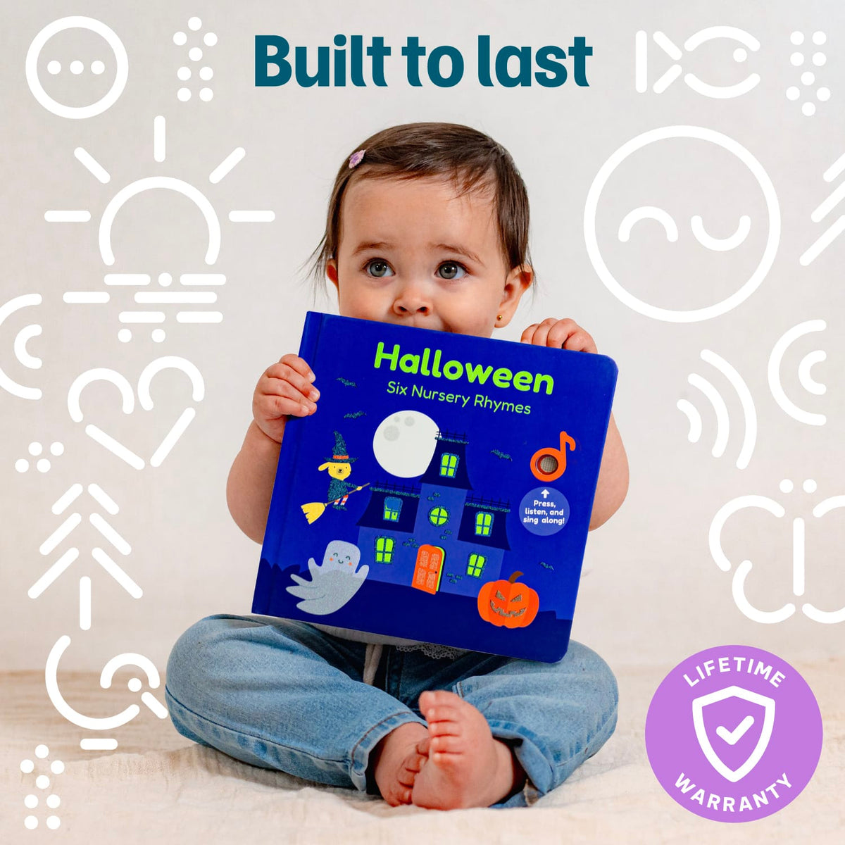 Cali's Books Sound Books Halloween Nursery Rhymes Glow-in-the-Dark