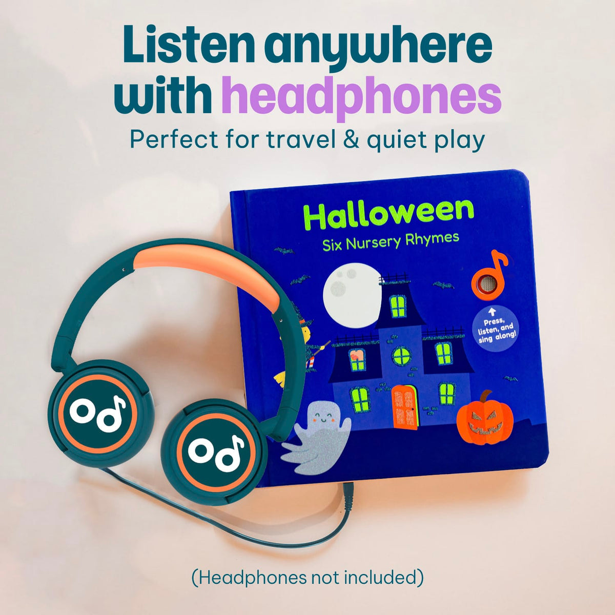 Cali's Books Sound Books Halloween Nursery Rhymes Glow-in-the-Dark