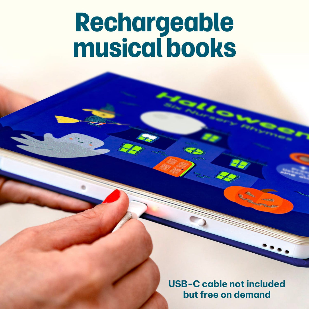 Cali's Books Sound Books Halloween Nursery Rhymes Glow-in-the-Dark