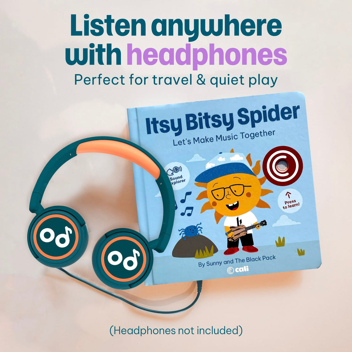 Cali's Books Sound Books Itsy Bitsy Spider - Headphone Edition