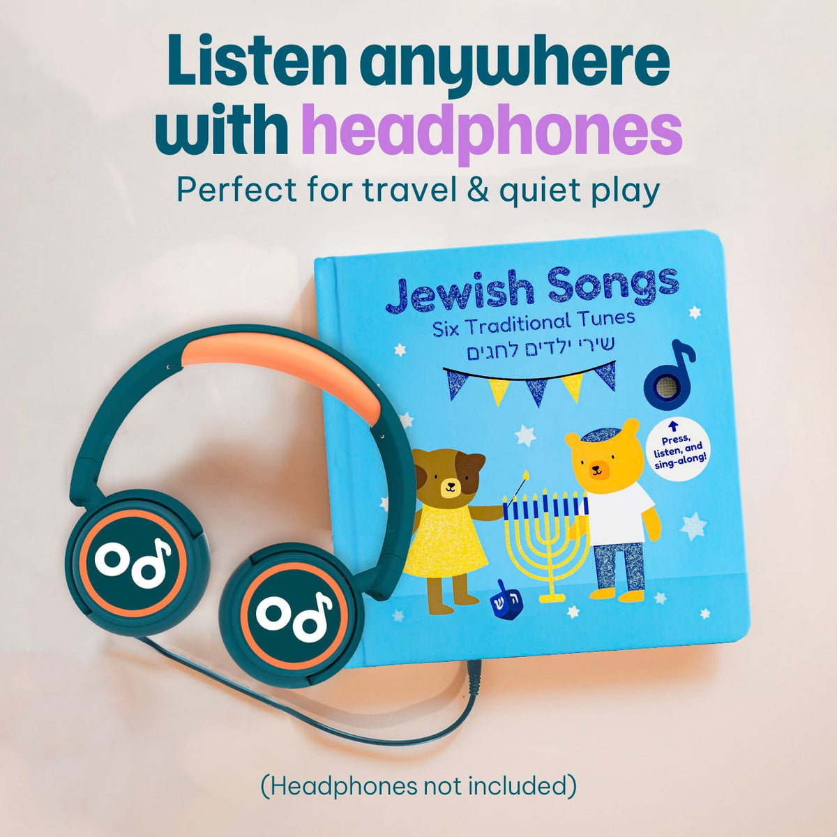 Cali's Books Sound Books Jewish Songs - Headphone Edition