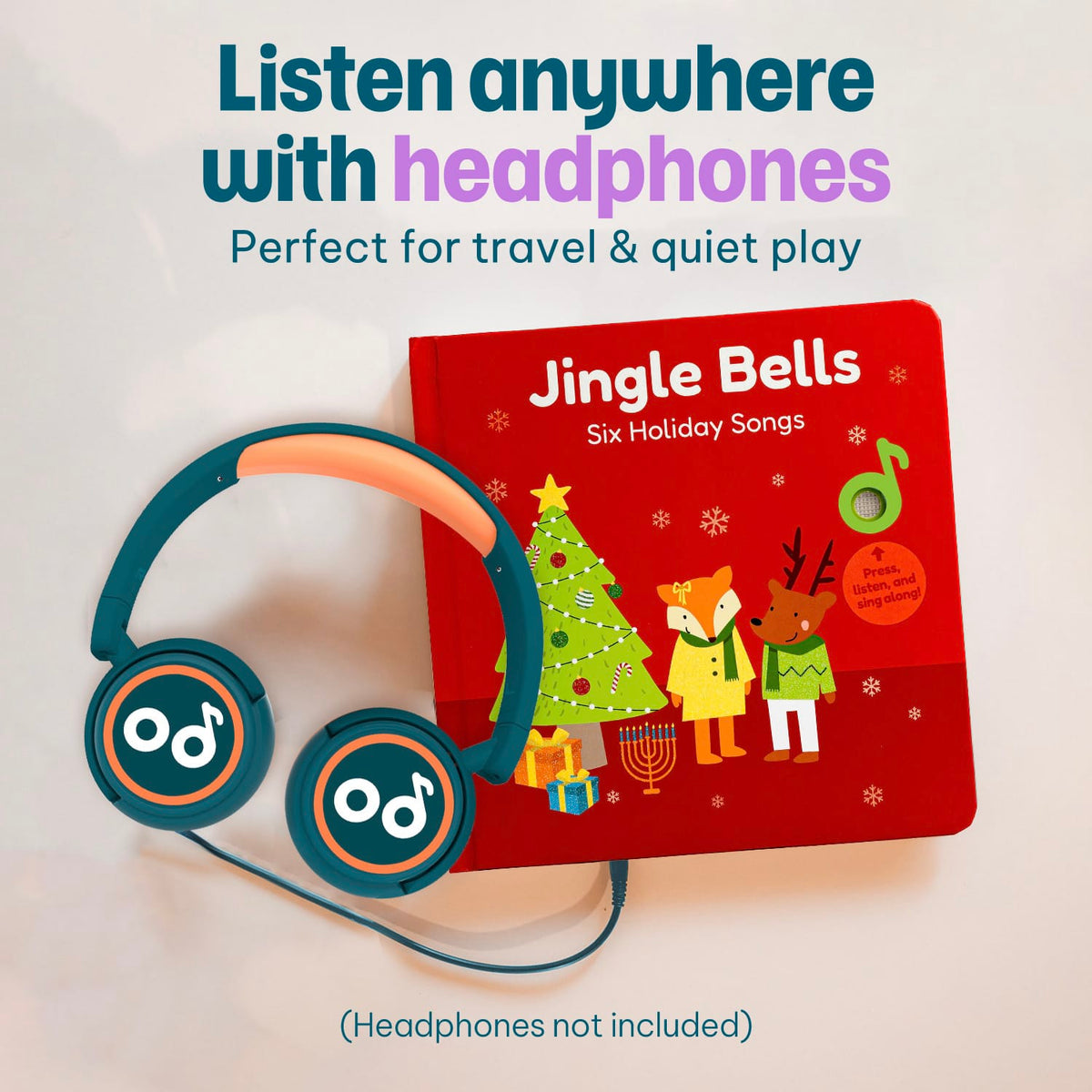 Cali's Books Sound Books Jingle Bells Nursery Rhymes - Headphone Edition