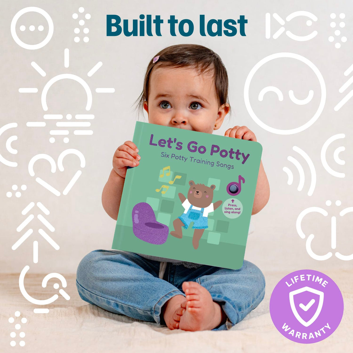 Cali's Books Sound Books Let's Go Potty - Headphone Edition