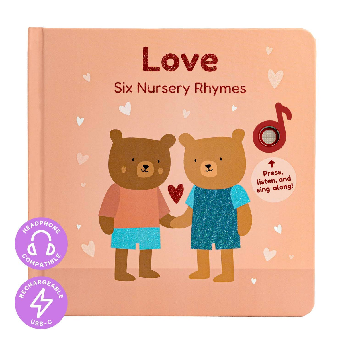Cali's Books Sound Books Love Nursery Rhymes - Headphone edition