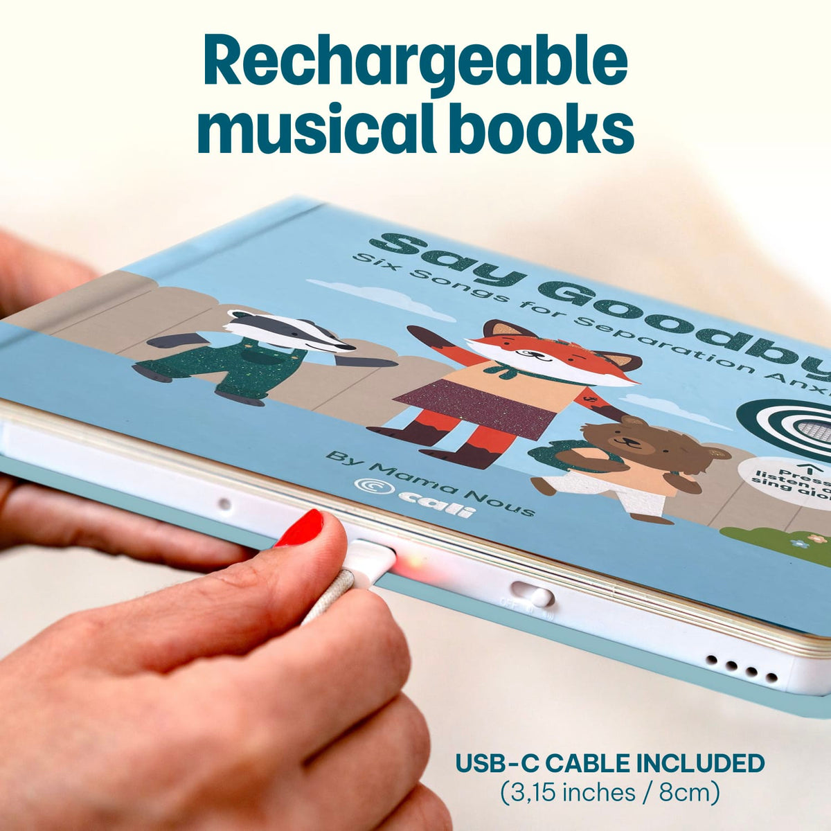 Cali's Books Sound Books Mama Nous "Say Goodbye!" - Headphone Edition