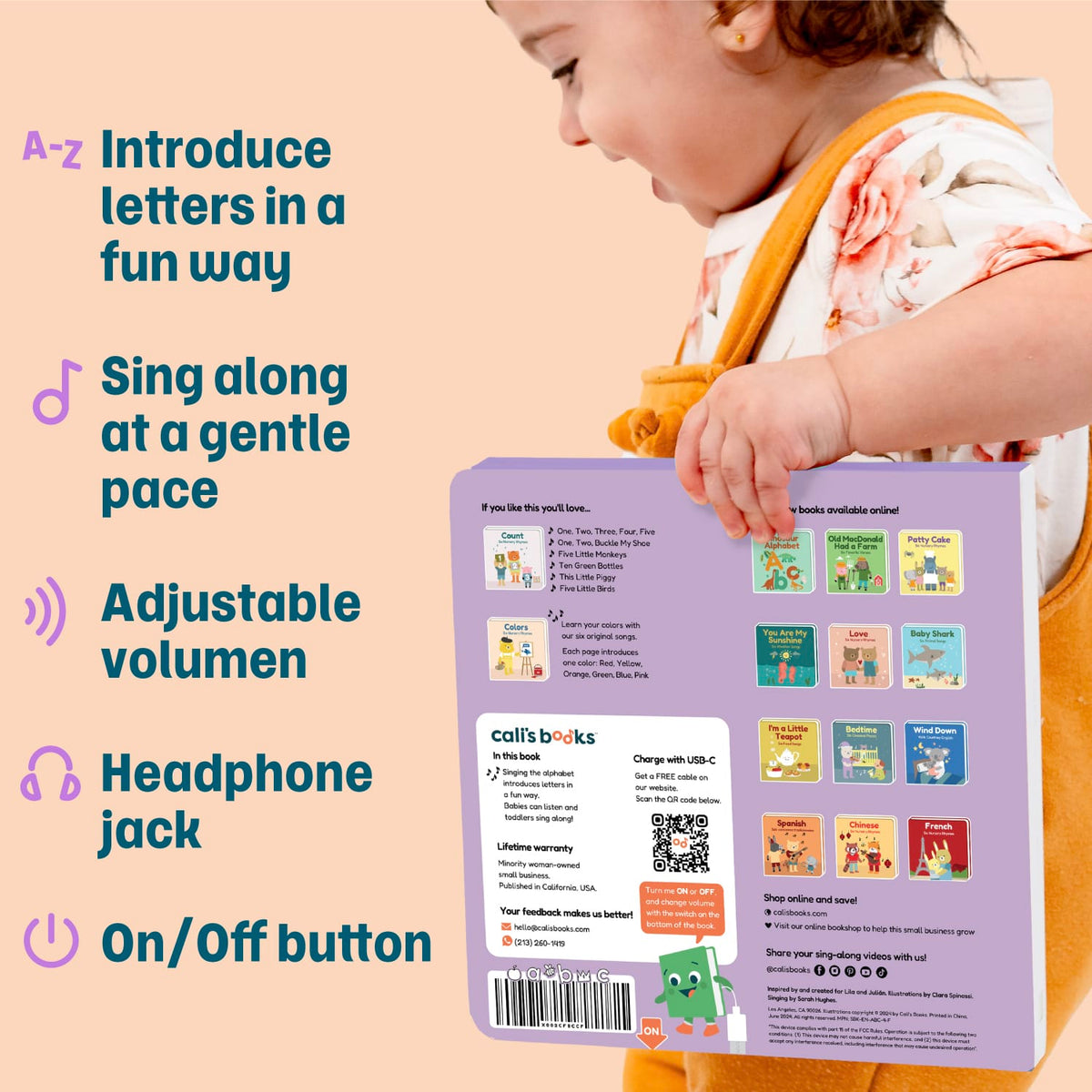 Cali's Books Sound Books Sing The Alphabet