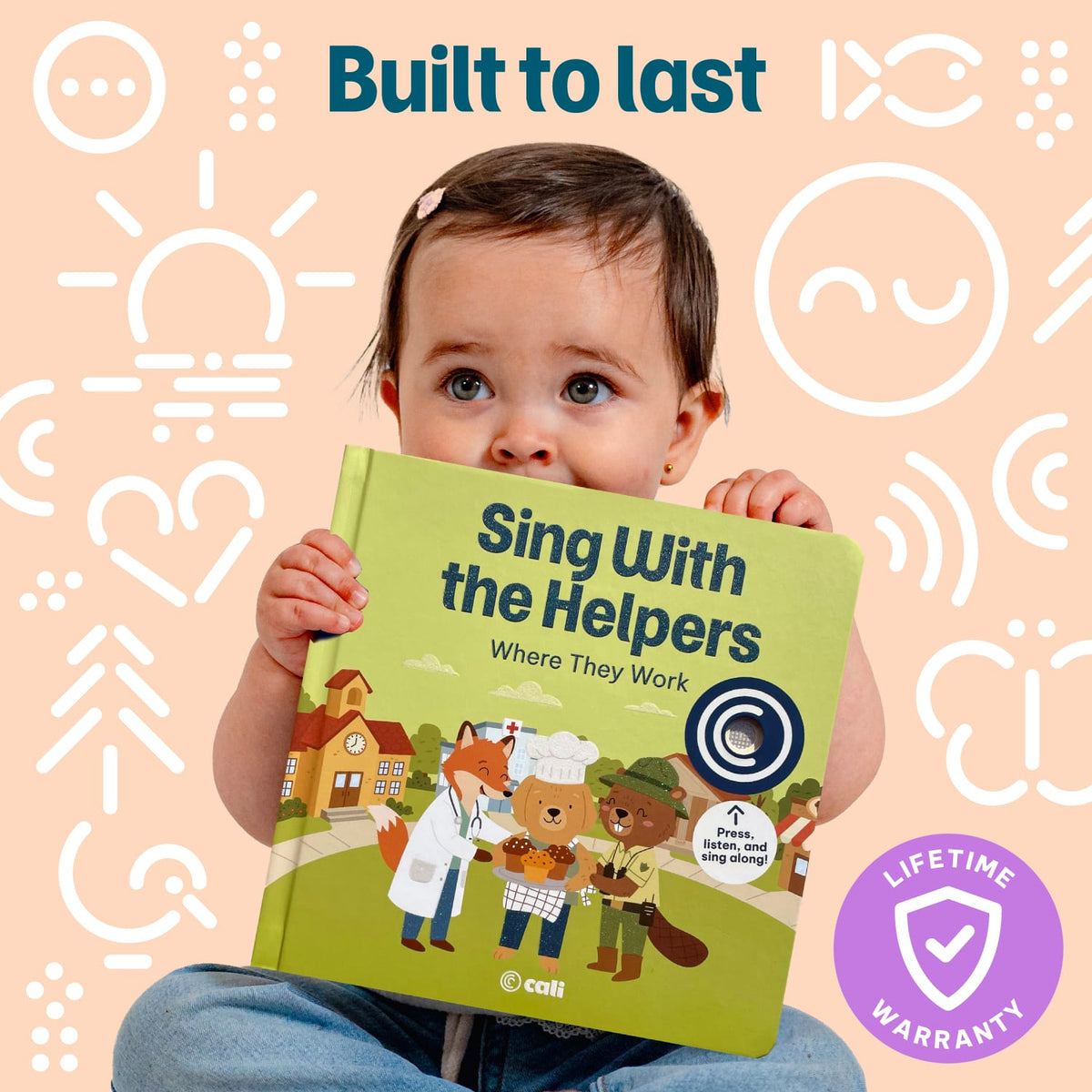 Cali's Books Sound Books Sing With the Helpers: Where They Work - Headphone Edition