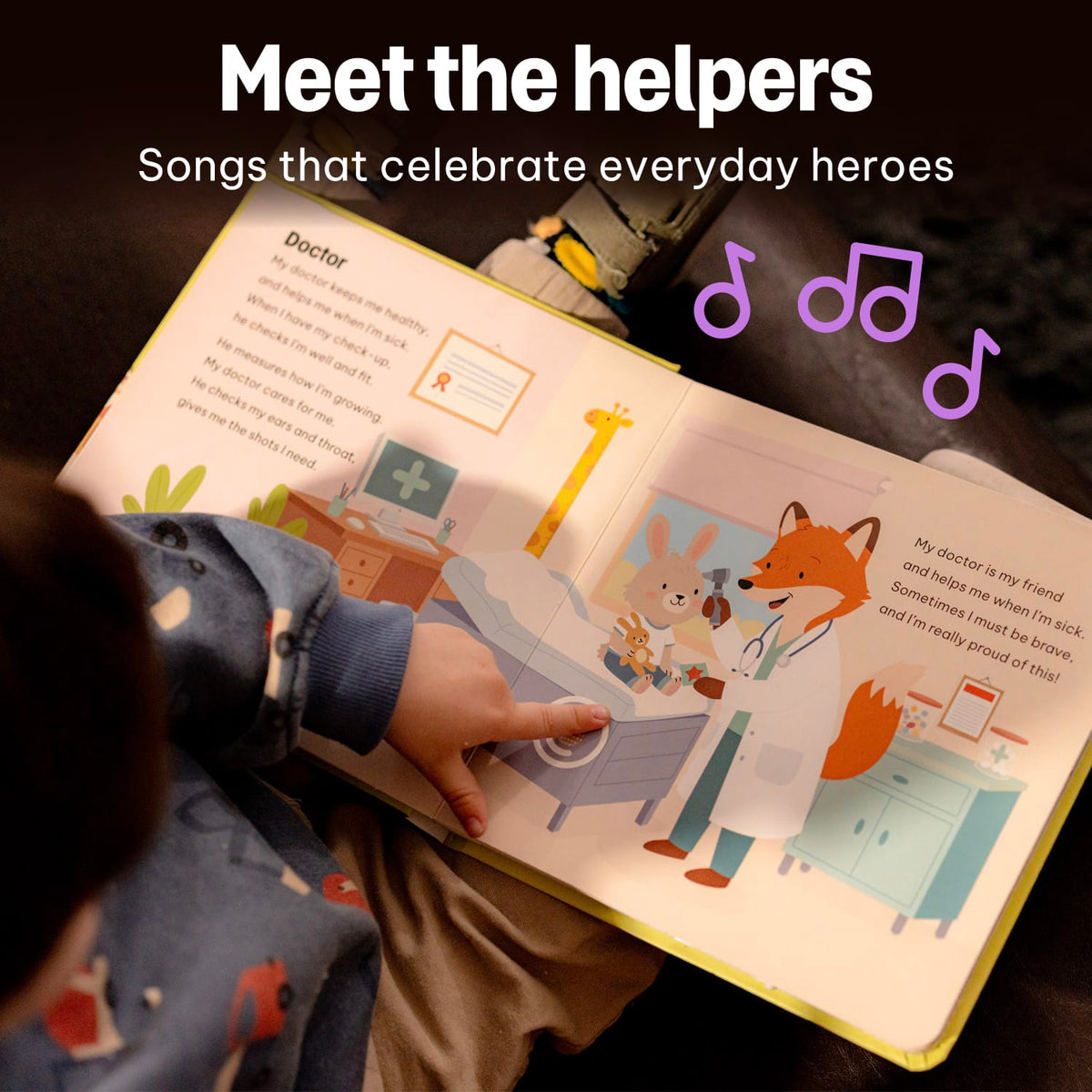 Cali's Books Sound Books Sing With the Helpers: Where They Work - Headphone Edition