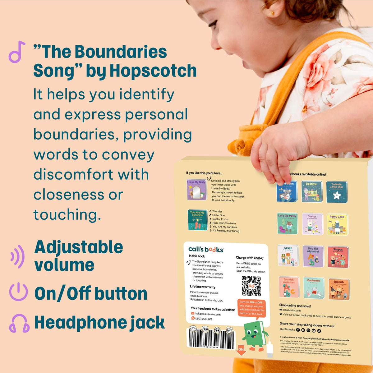 Cali's Books Sound Books The Boundaries Song - By Hopscotch