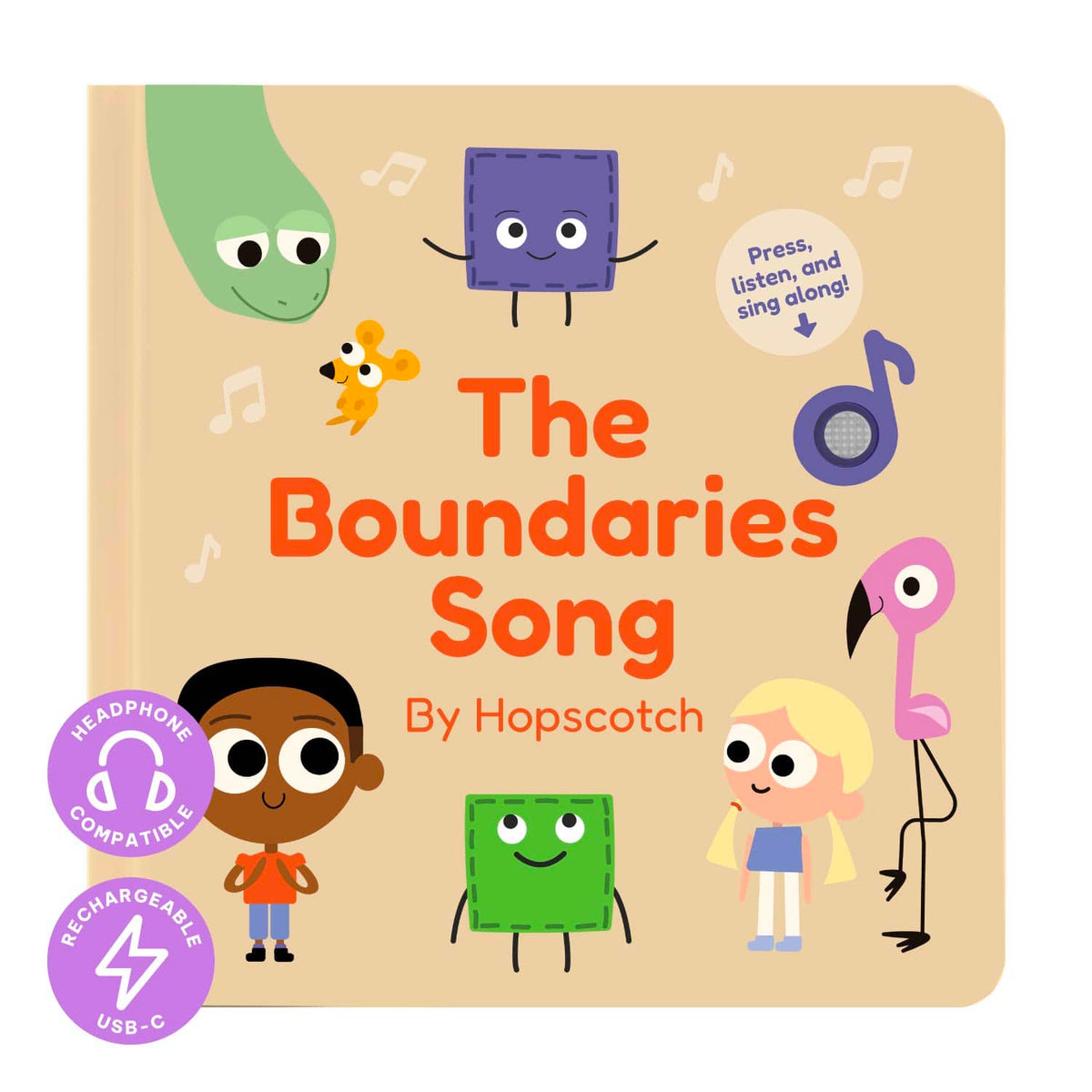 Cali's Books Sound Books The Boundaries Song - By Hopscotch headphone edition