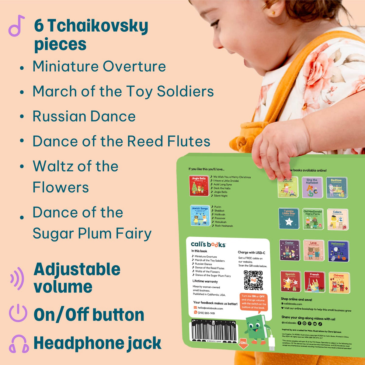 Cali's Books Sound Books The Nutcracker Tchaikovsky - Headphone Edition